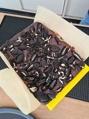 Oreo chocolate brownie at Hygge in Esslingen