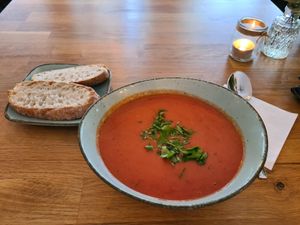 Vegetable Soup (Soup of the day) at Hygge in Esslingen