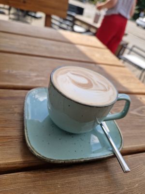 Cappu with Oat Milk at Hygge in Esslingen