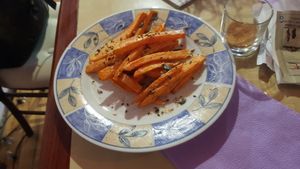 Batat fries at 9origins Cafe in Kragujevac