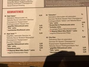 Vegan: Jippi Jappa, Jippi Jasai und Yakiudon  at MoschMosch in Heidelberg