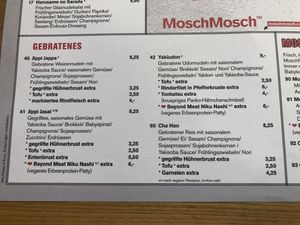 clearly marked begab options  at MoschMosch in Heidelberg
