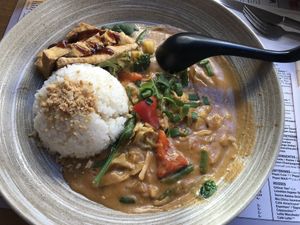 peanut curry at MoschMosch in Heidelberg