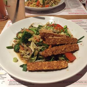 buntes Gemüse mit Tempeh extra at MoschMosch in Heidelberg