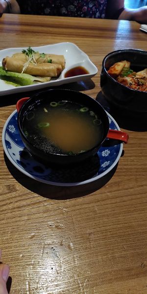 miso soup at MoschMosch in Heidelberg