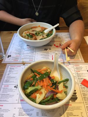 Rice with coconut milk at MoschMosch in Heidelberg