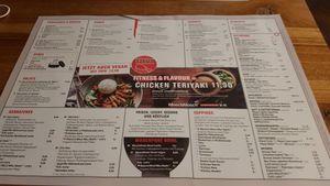 Speisekarte September 2020 at MoschMosch in Heidelberg