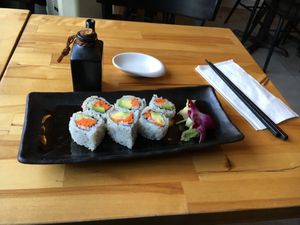 Vegan sushi at Sushi Star in New York City