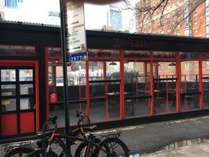 Outdoor seating at Sushi Star in New York City