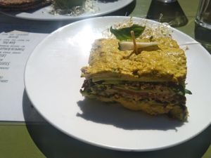 Raw lasagna at Alchemist Garden in Amsterdam
