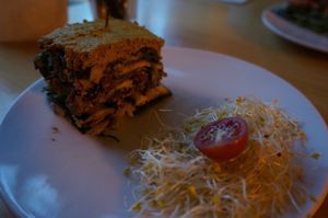 Breakfast options at Alchemist Garden in Amsterdam