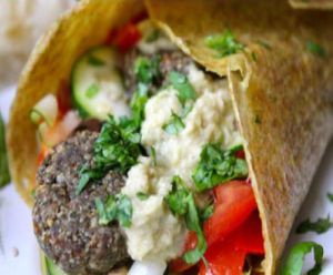 Raw Falafel at Alchemist Garden in Amsterdam