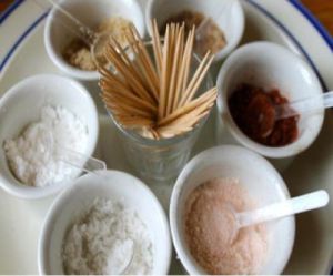 Hawaian Red Alea, Inka Salt, Pyramid Salt, Smoked Danish, Longivity Salt, Gomasio at Alchemist Garden in Amsterdam