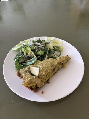 Quiche  at Alchemist Garden in Amsterdam