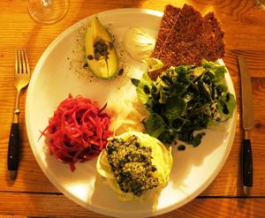 Raw food in Amsterdam at Alchemist Garden in Amsterdam