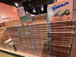 vegan waffles  at Manner in Vienna