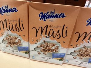 vegan müsli  at Manner in Vienna