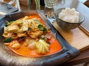 Red curry Tofu  at Tozi in Vienna