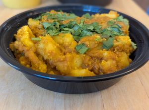 Aloo gobi #Veganuary at Gokul Indian Restaurant in St Louis