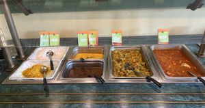 vegan buffet! at Gokul Indian Restaurant in St Louis