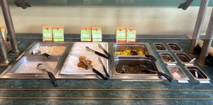 vegan buffet! at Gokul Indian Restaurant in St Louis