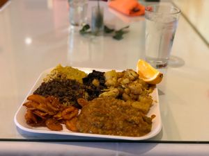 Buffet order at Gokul Indian Restaurant in St Louis