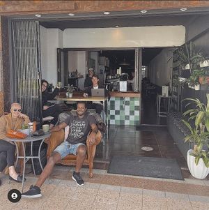 Front seating at CAFE KIN in Nelson Bay