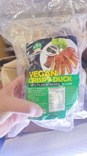 Vegan duck at AsianFoods Emporium in Bendigo