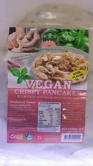 Vegan pancakes at AsianFoods Emporium in Bendigo
