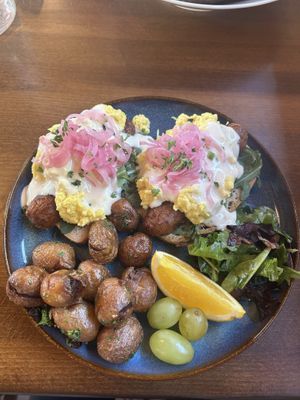 Vegan benny   at Bruncheria in New Westminster