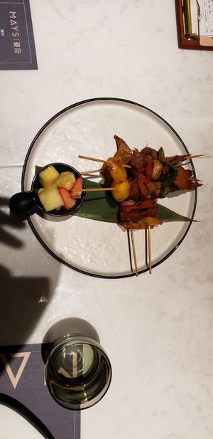 Cumin skewers at Mays - 蔓莳 in Wuhan