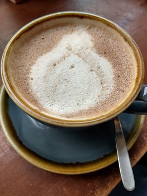 Hot chocolate at Ubuntu in Leipzig