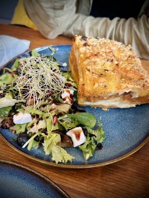 Lentil Lasagna  at Ubuntu in Leipzig