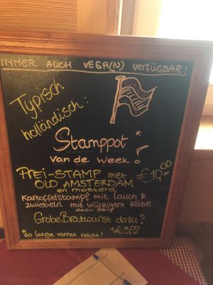 Wechselnde Tageskarte at Felsenkeller in Hainewalde