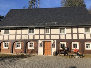 Aussenansicht at Felsenkeller in Hainewalde