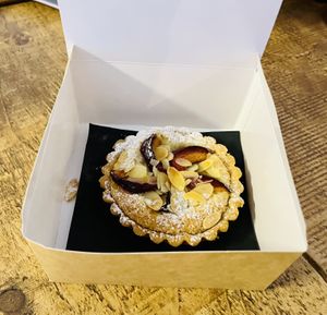 Frangipani tart  at The Hop Coffee in Sheffield