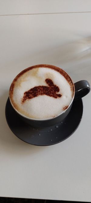 Cappuccino at The Hop Coffee in Sheffield