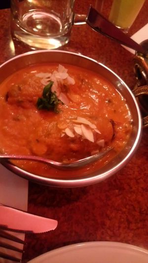 delicious vegan malai kofta at Naveena Path in Berlin