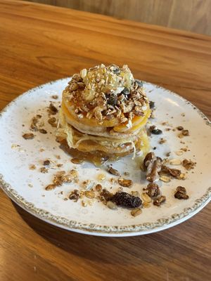Panqueca de abóbora  at Seiva Restaurante in Matosinhos