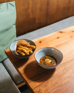 CHURROS DE BATATA at Seiva Restaurante in Matosinhos