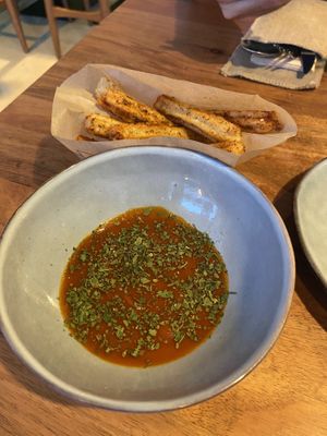 Potato churros (a MUST)  at Seiva Restaurante in Matosinhos