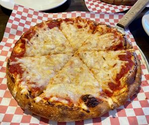 10” with Violife cheese at Rudy's Pizza in Portland