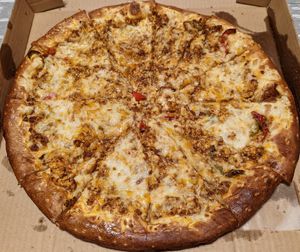 Vegan Soyrizo Breakfast at Rudy's Pizza in Portland