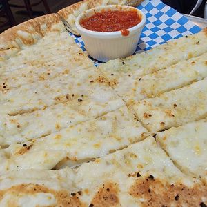 Garlic Cheesy Bread at Rudy's Pizza in Portland