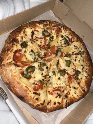   at Rudy's Pizza in Portland