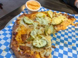 Ruben Pizza at Rudy's Pizza in Portland