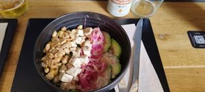 Poke de tofu at Natur Poke in Mallorca