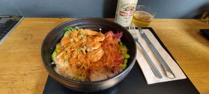 Poke de heura at Natur Poke in Mallorca