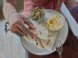 Breakfast at Waffle Creamery in Arugam Bay