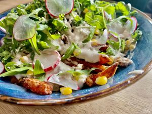 Vegan Kapsalon at Odnar in Oudenaarde